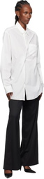 Ann Demeulemeester Off-White Mark High Comfort Pocket Shirt