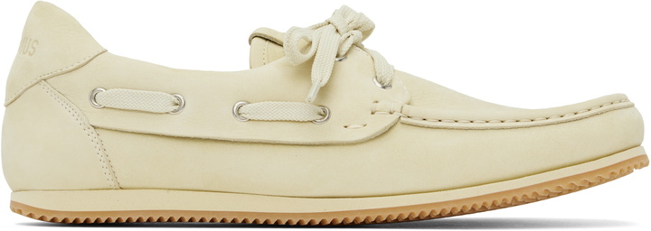 Photo: JACQUEMUS Beige La Croisière 'The Batto' Boat Shoes