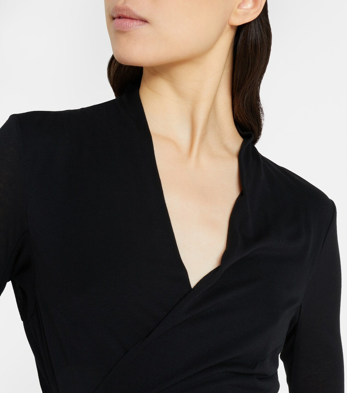 Rick Owens Bow-detail wrap cardigan