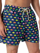 MC2 Saint Barth Man Lightweight Fabric Swim-shorts Lighting Micro Fantasy With Clownfishes Print