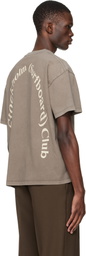 Stockholm (Surfboard) Club Taupe Back Logo T-shirt