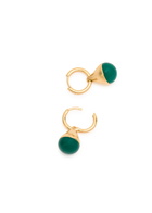 Otiumberg Stilla 14kt Gold Vermeil Hoop Earrings - Green - One Size