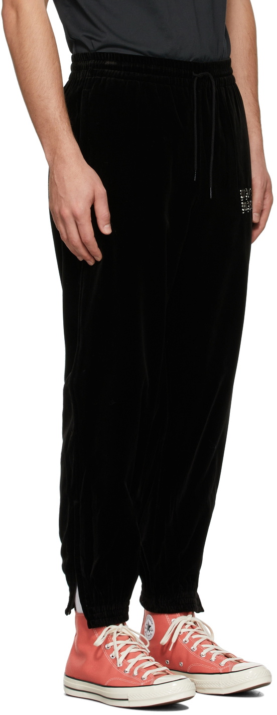 WACKO MARIA Black Velvet 'Guilty Parties' Lounge Pants Wacko Maria