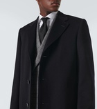 Canali Wool and cashmere overcoat