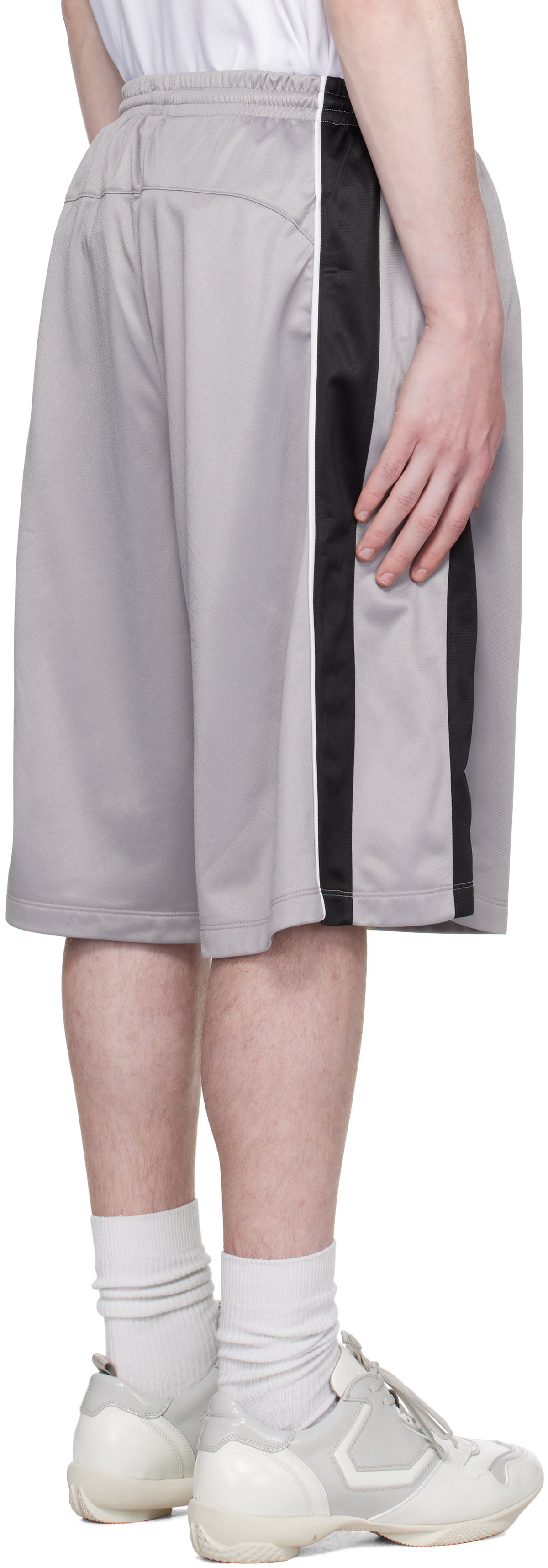 We11done Gray Se11done Track Shorts