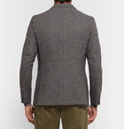 Officine Generale - Grey Houndstooth Wool Blazer - Men - Gray