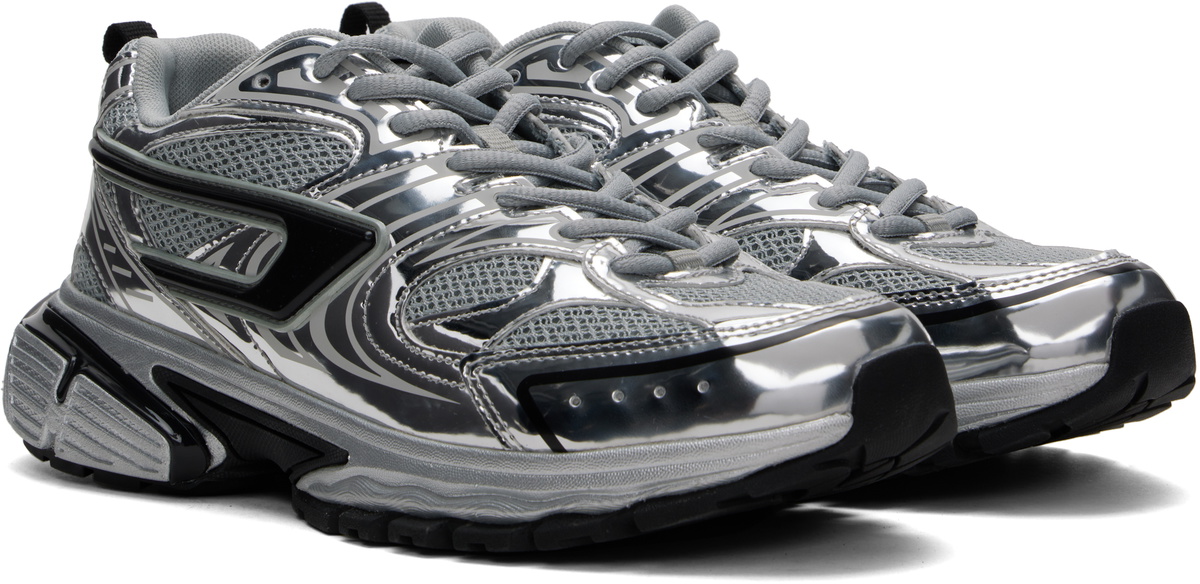 Diesel Silver & Black S-Serendipity Pro-X1 Sneakers Diesel