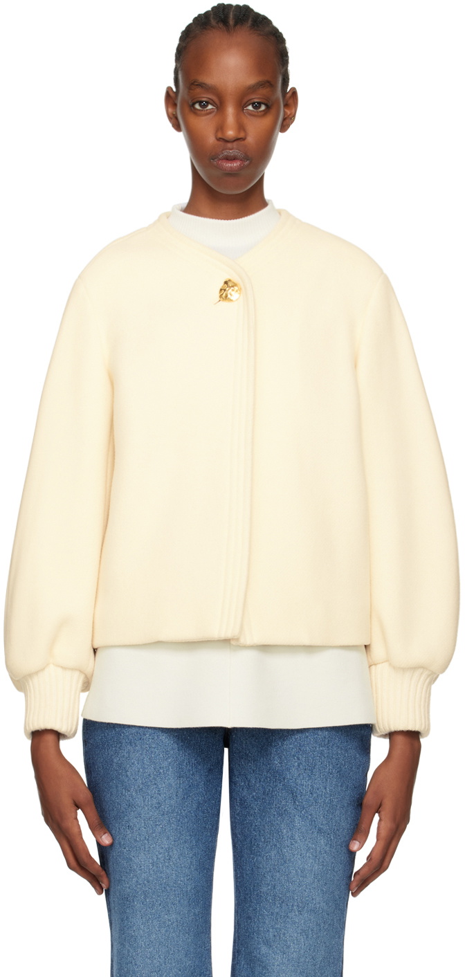 Chloé Off-White Balloon Jacket Chloe