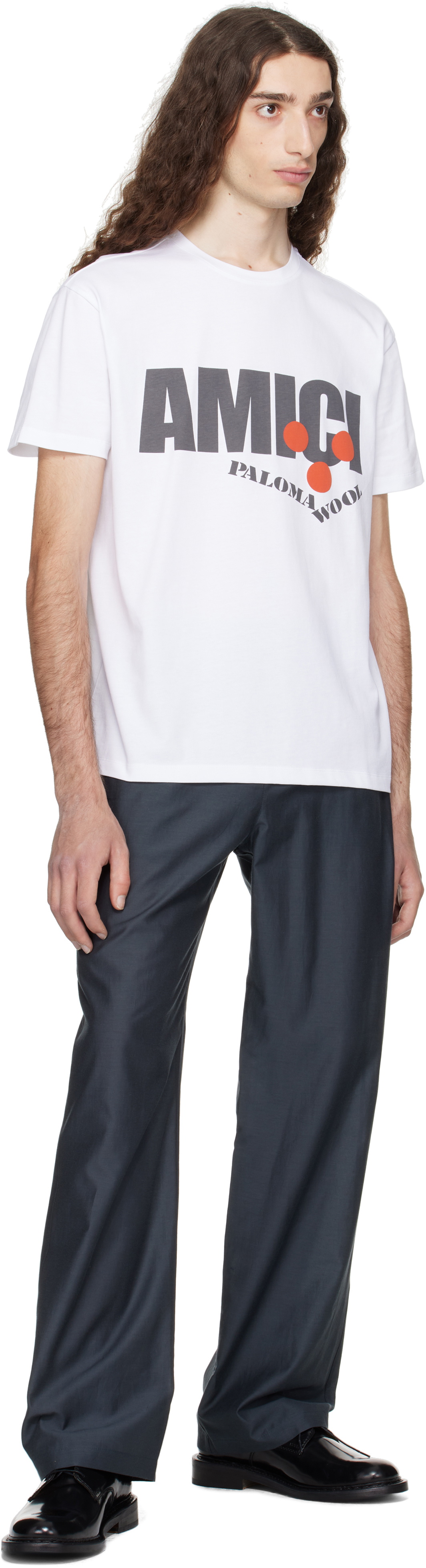 Paloma Wool White 'Amici' T-shirt