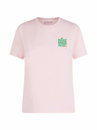 MC2 Saint Barth Pink Cotton T-shirt With St Barth Tennis Team Print