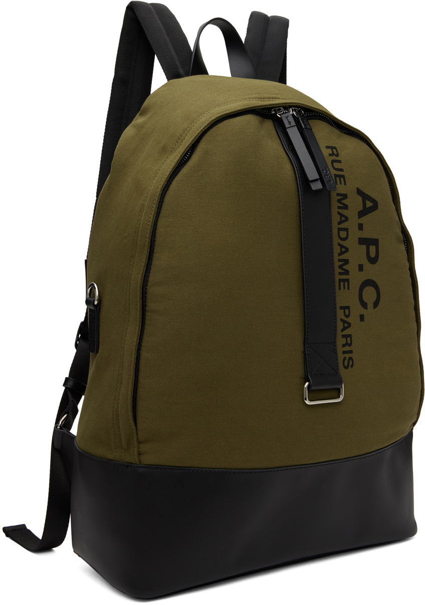 A.P.C. Khaki Sense Backpack A.P.C