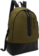 A.P.C. Khaki Sense Backpack