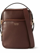 TOM FORD - Full-Grain Leather Messenger Bag