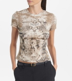 Jean Paul Gaultier Médaillon cotton-blend jersey T-shirt