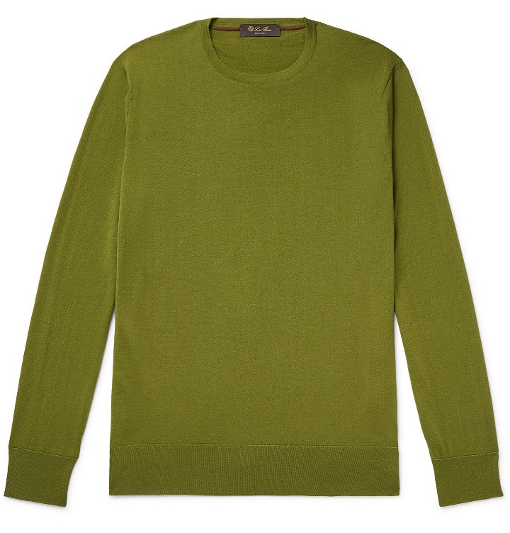 Photo: Loro Piana - Virgin Wool Sweater - Green