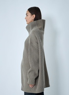 MM6 Maison Margiela Ribbed Zip-Up Cardigan
