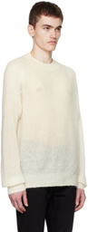 Berner Kühl White Crewneck Sweater