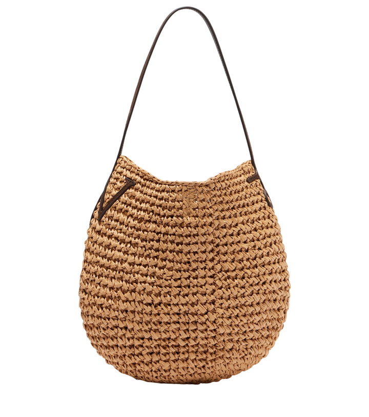 Photo: JW Anderson Bulb Small raffia bucket bag
