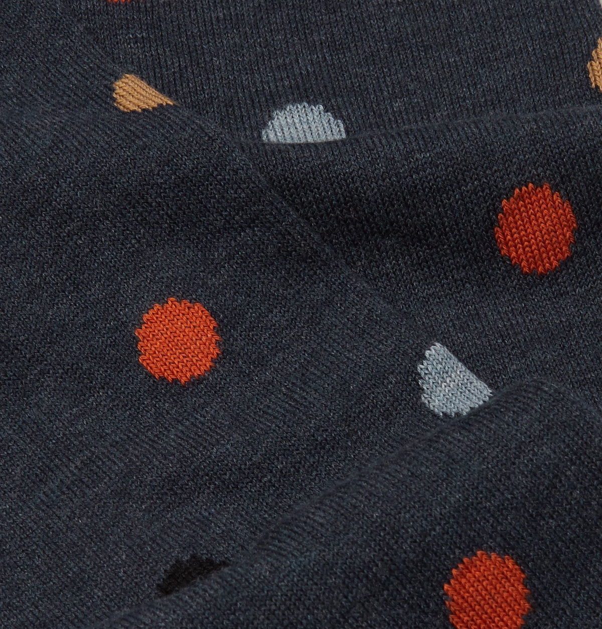Marcoliani - Polka-Dot Pima Cotton-Blend Socks - Blue