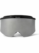 CELINE - Logo-Jacquard Webbing-Trimmed Acetate Ski Goggles