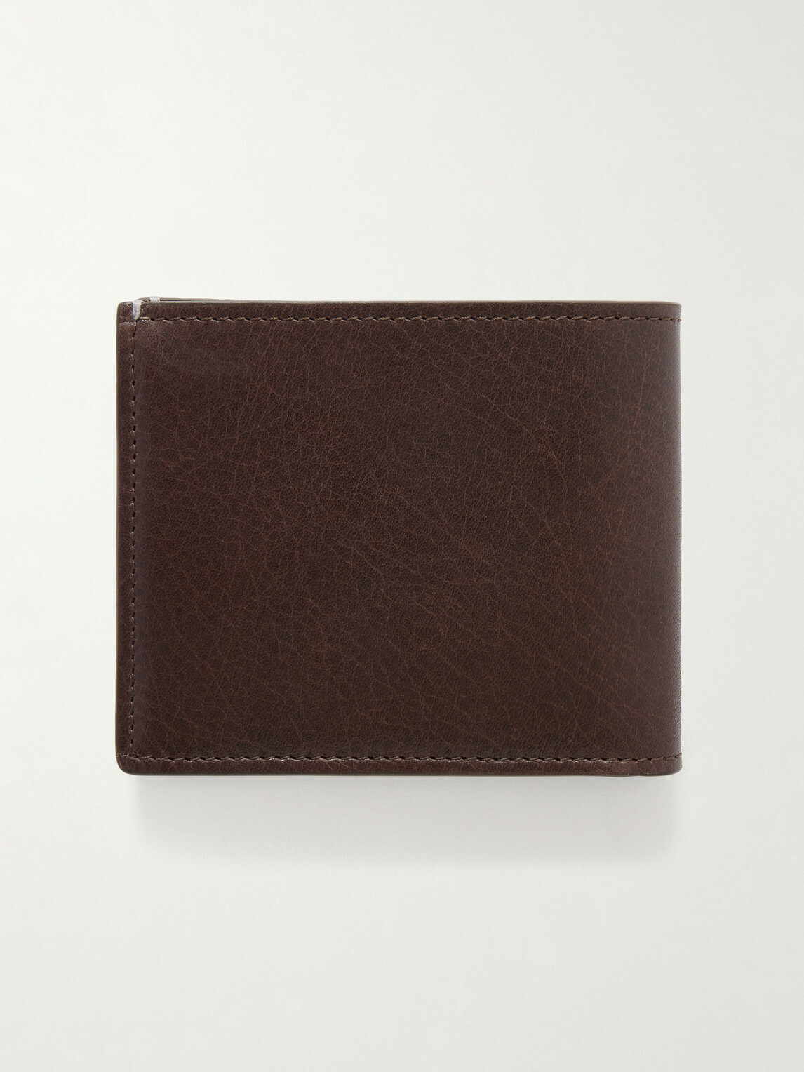 Brunello Cucinelli - Logo-Debossed Leather Billfold Wallet