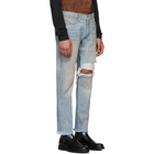 424 Blue Reworked Jeans