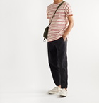 Armor Lux - Striped Cotton-Jersey T-Shirt - Red