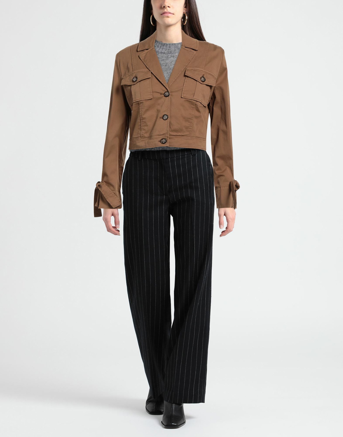Alessia Santi Womens Jacket in Brown