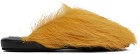 Marni Yellow Fussbett Sabot Slippers