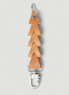 Construct Key Chain in Beige