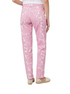MC2 Saint Barth Woman Pink Paisley Print Denim Belleville