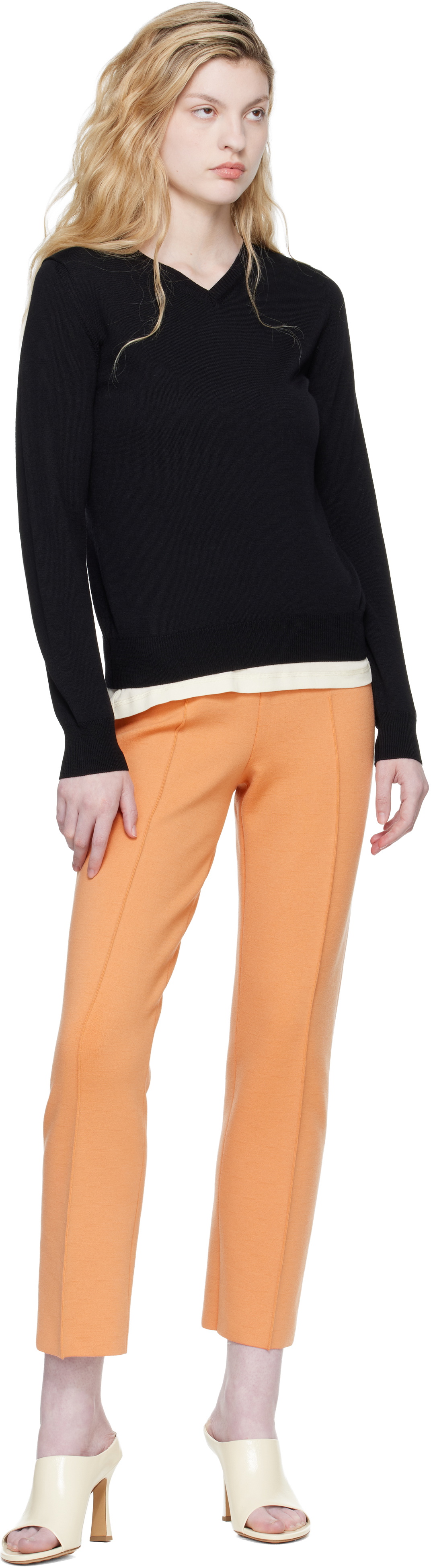 High Sport Black Billie Vneck Sweater