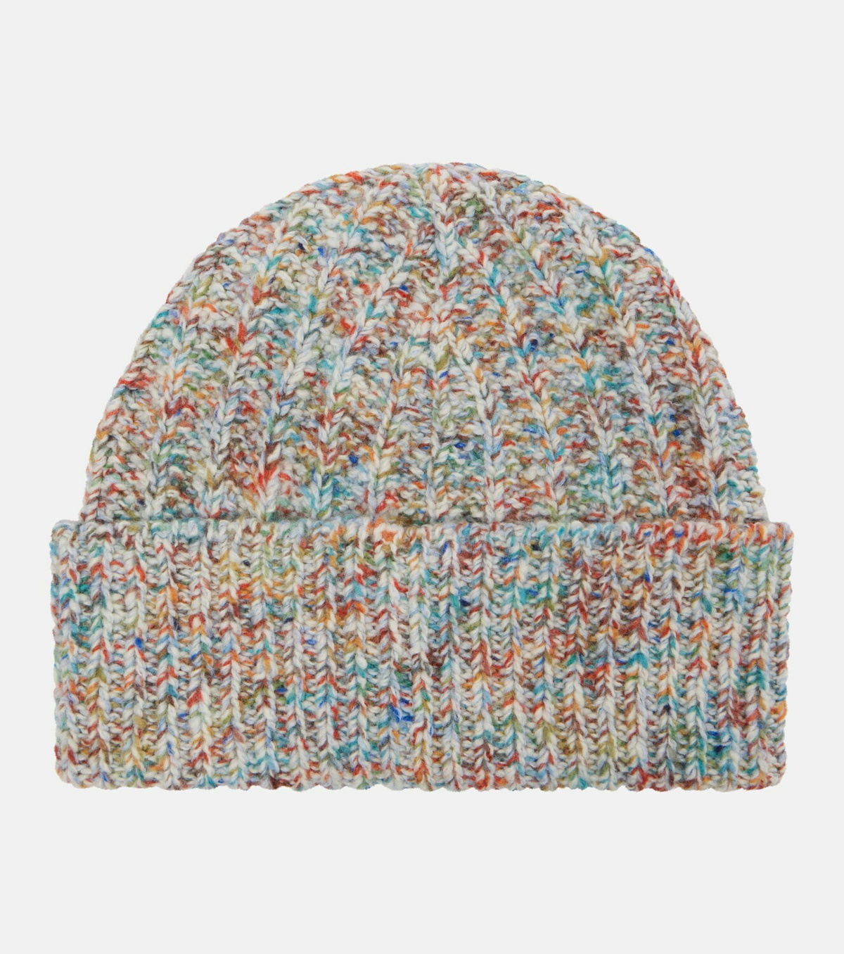 Loewe Logo wool and cashmere-blend beanie