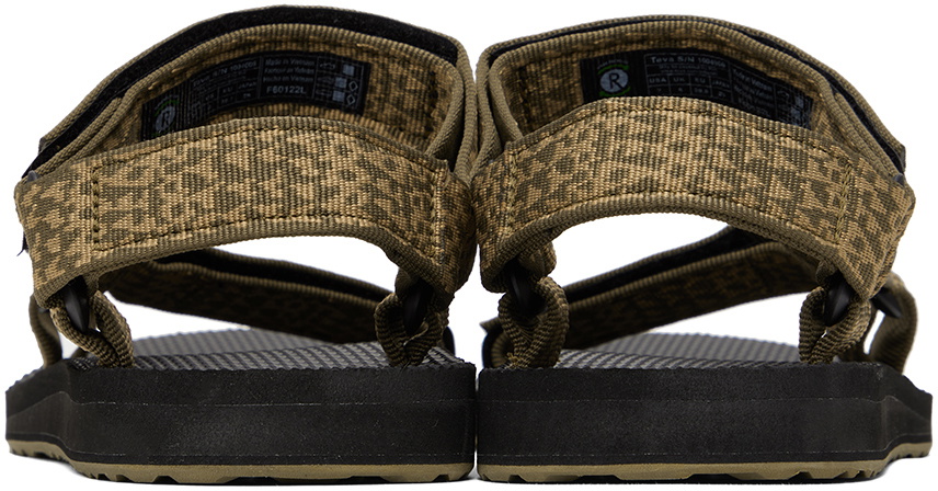 Teva Green & Brown Original Universal Sandals