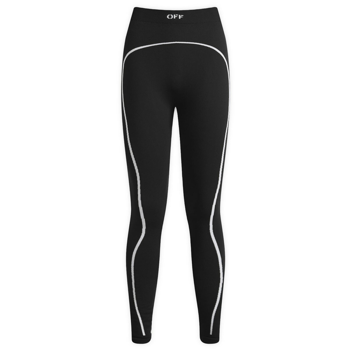 Off-White Black Team 23 Stripe Detail Leggings main image 0