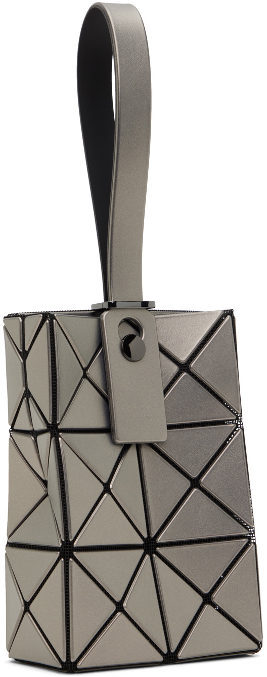 BAO BAO ISSEY MIYAKE Silver Lucent Metallic Pouch Bao Bao Issey Miyake