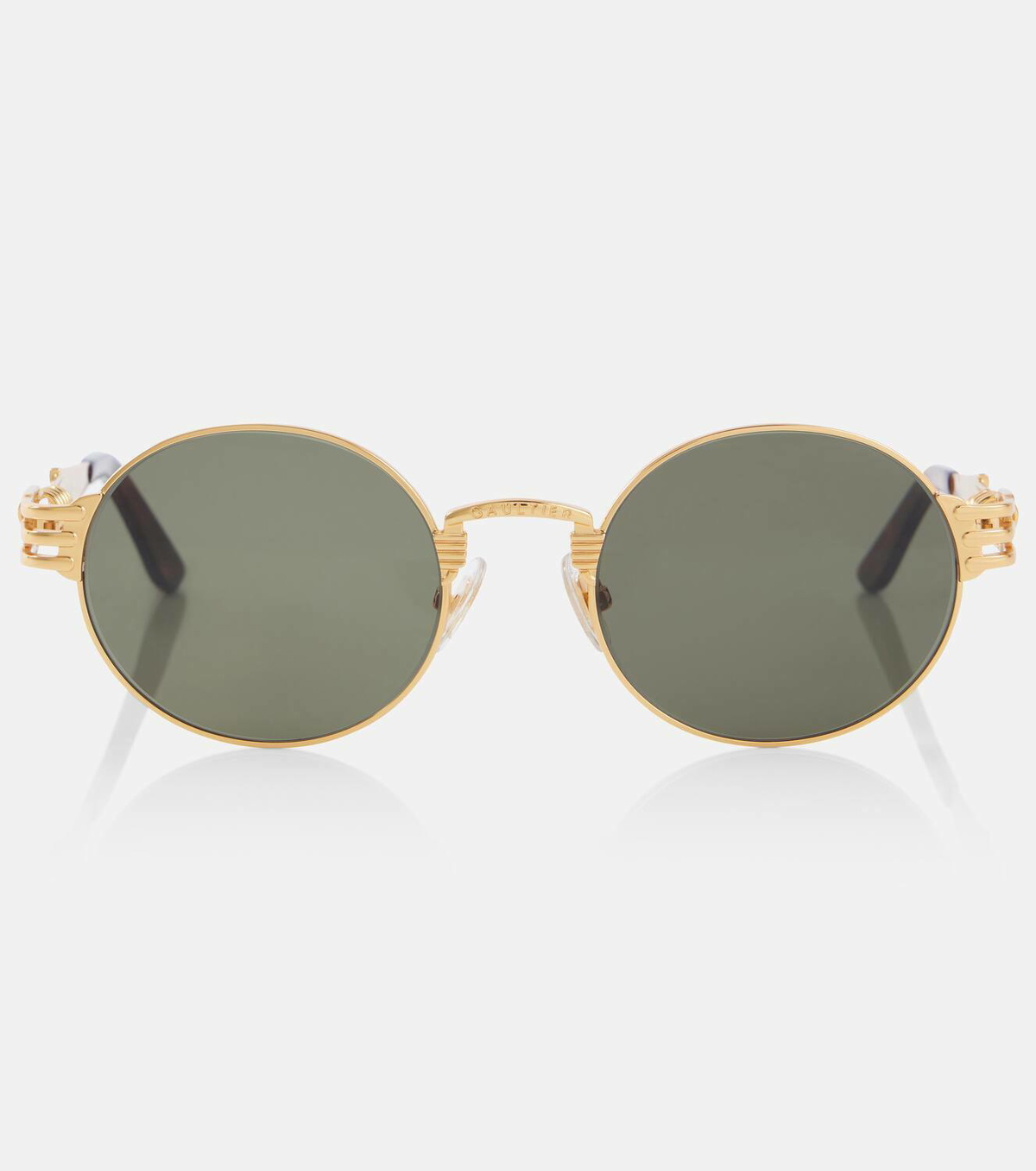 Jean Paul Gaultier Double Ressort round sunglasses