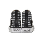 McQ Alexander McQueen Black Metal Logo Platform High-Top Sneakers