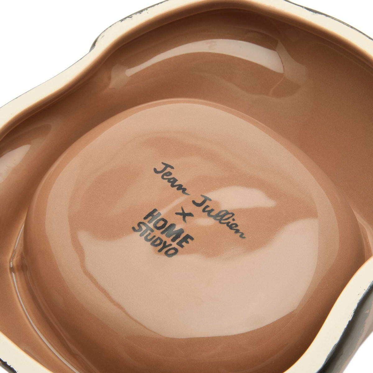 Home Studyo x Jean Jullien Dog Bowl in Brown 