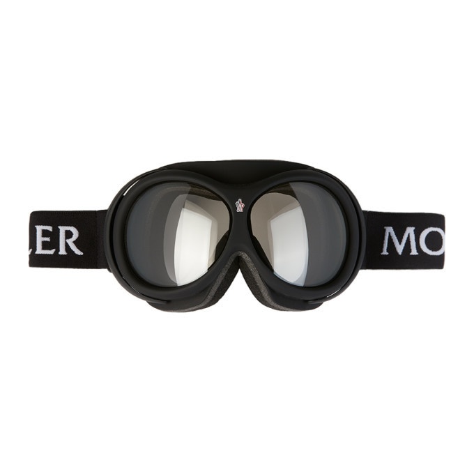 Photo: Moncler Grenoble Black Mirror Ski Goggles