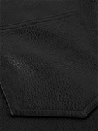 Cherry Los Angeles - Moto Full-Grain Leather Waistcoat - Black