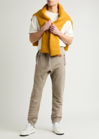 Vivienne Westwood Football Orb-embroidered Cotton Sweatpants Sand