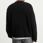 Represent Men's Logo Knit Jumper in Jet Black