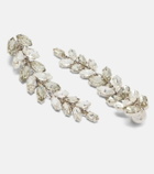 Erdem Embellished drop earrings