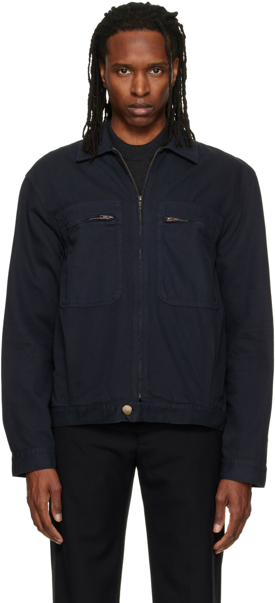 Palmes Black Worker Denim Jacket