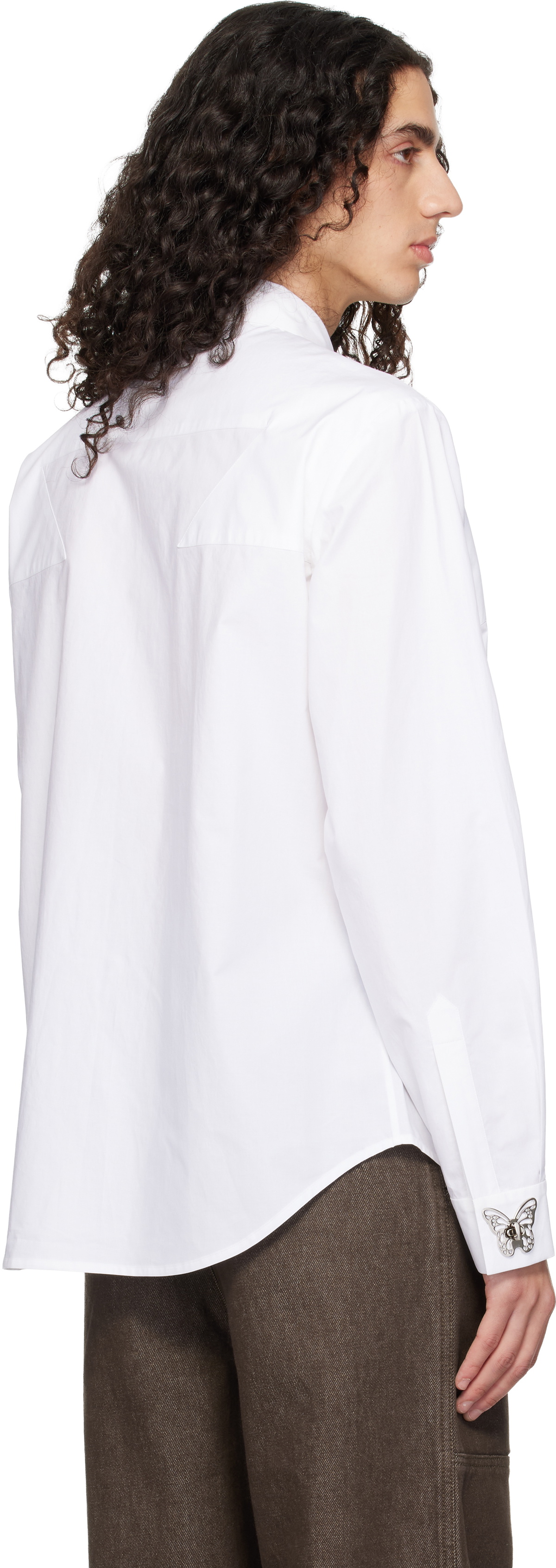 Chopova Lowena White Butterfly Shirt