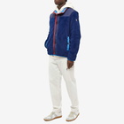 Moncler Grenoble Men's Reversible Polartech Fleece Jacket in Blue