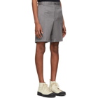 Thom Browne Grey Stripe Unconstructed Shorts