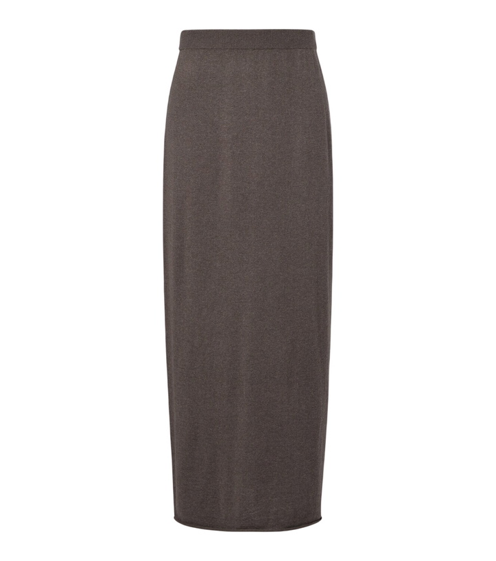 Photo: Lisa Yang Charlotta cotton and cashmere maxi skirt