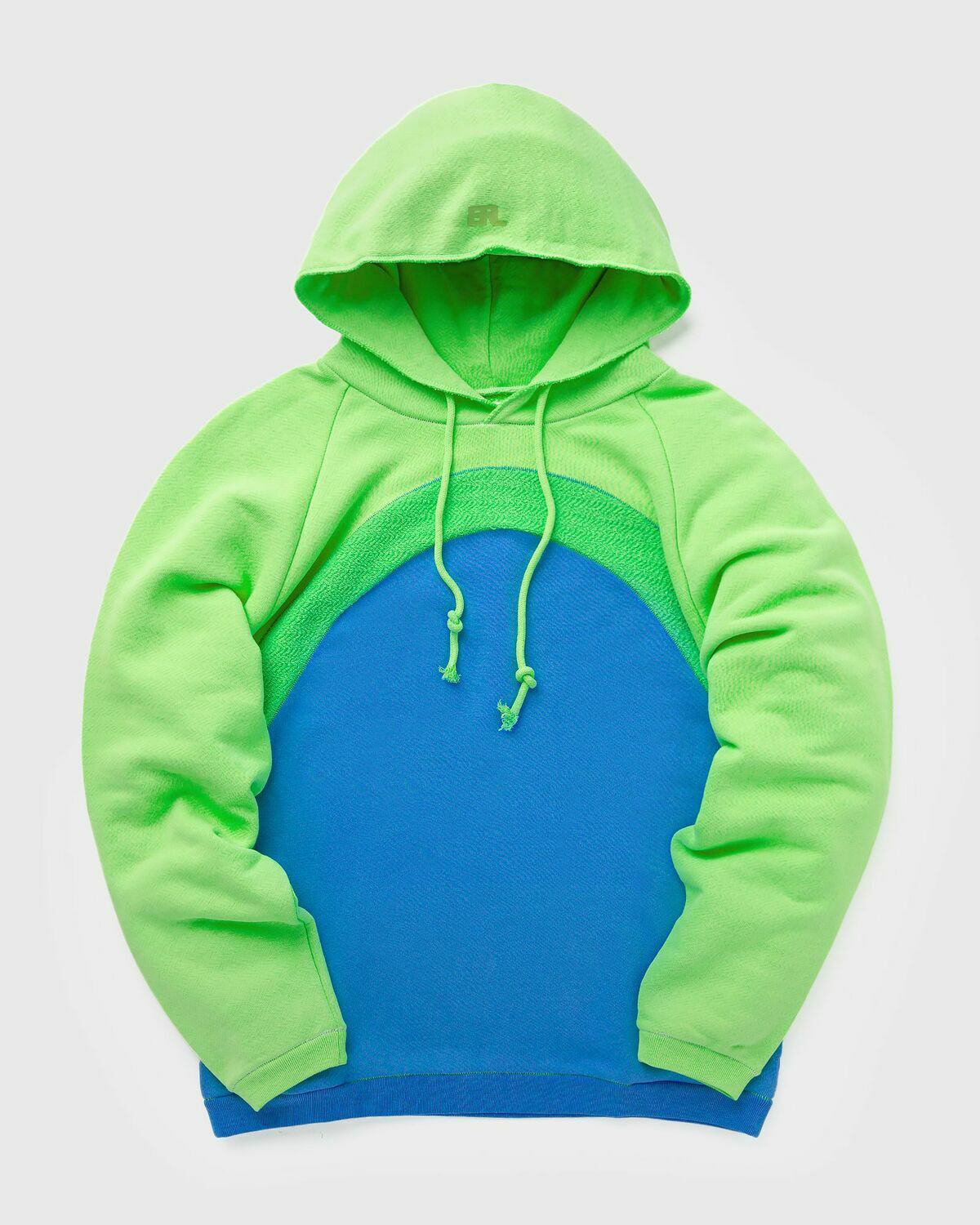 Printed Cotton Blend Hoodie in Green - ERL